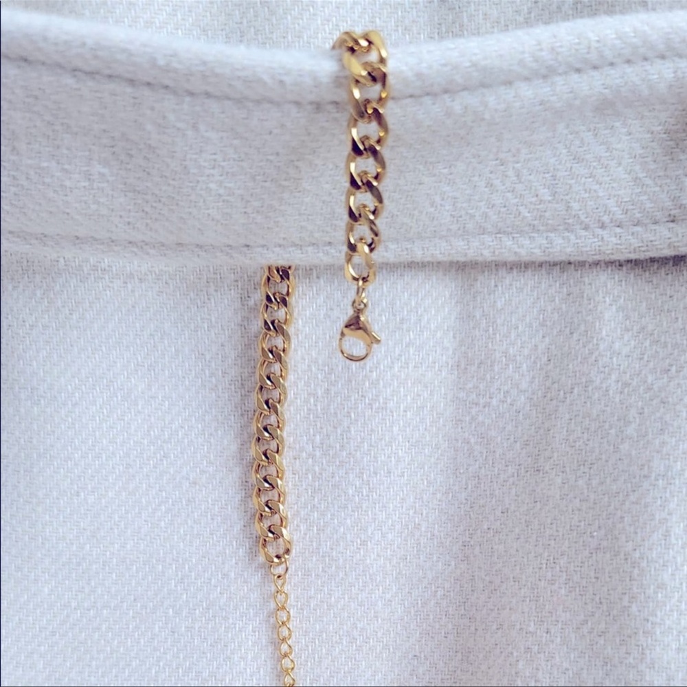 Flat Cuban 18kt dipped Gold bracelet